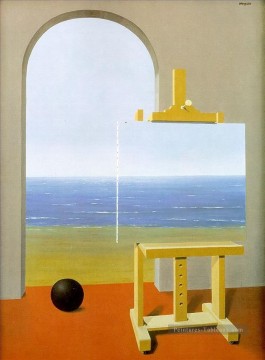 Rene Magritte Painting - The human condition Rene Magritte